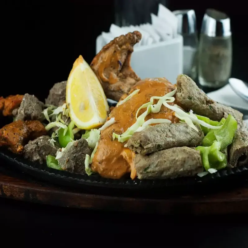 Indo-Chinese fusion appetizers at Hakka Kitchen Okotoks